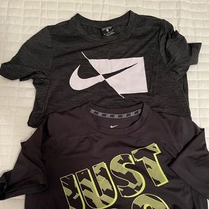 2 Nike Tees - Boys Sz Medium